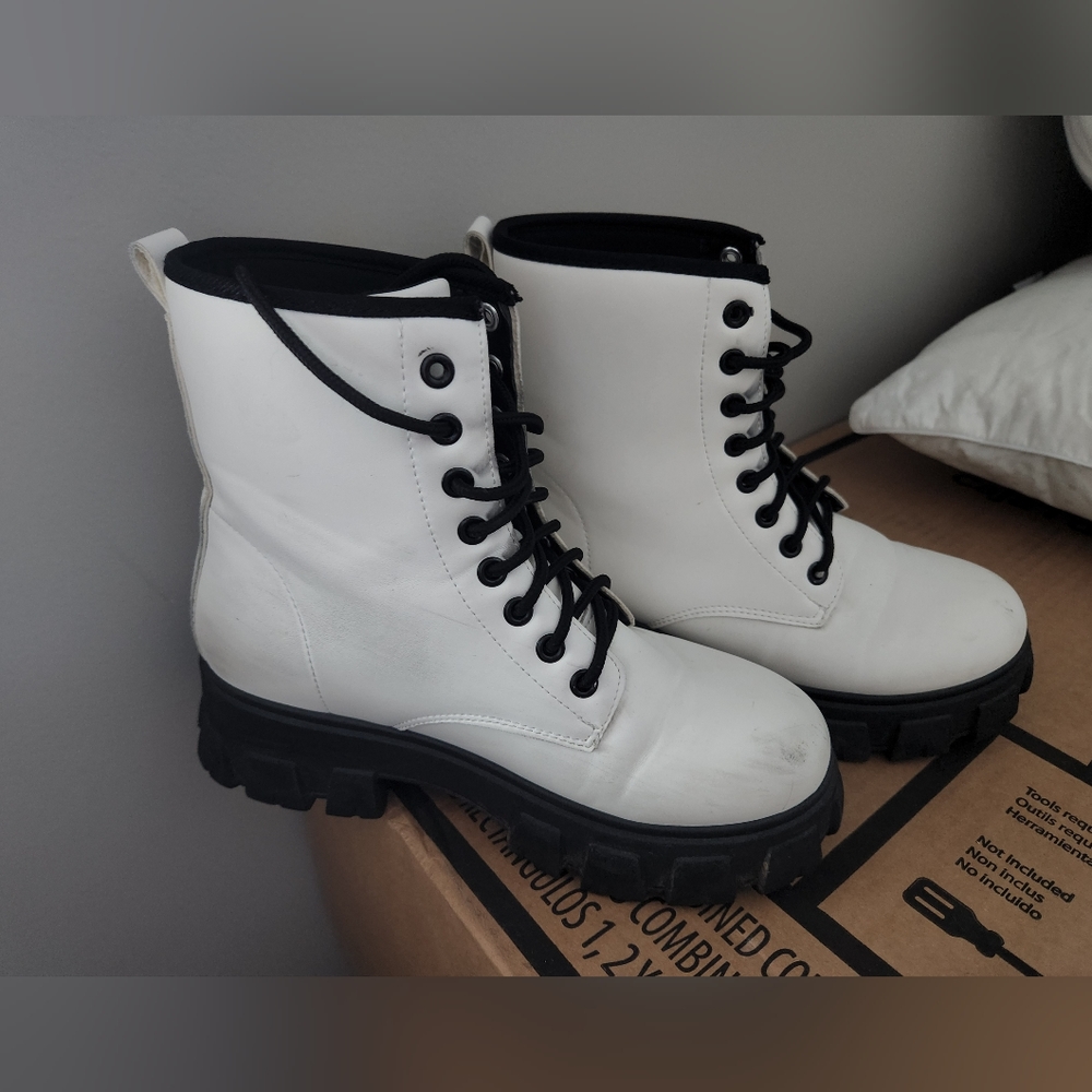 White boots